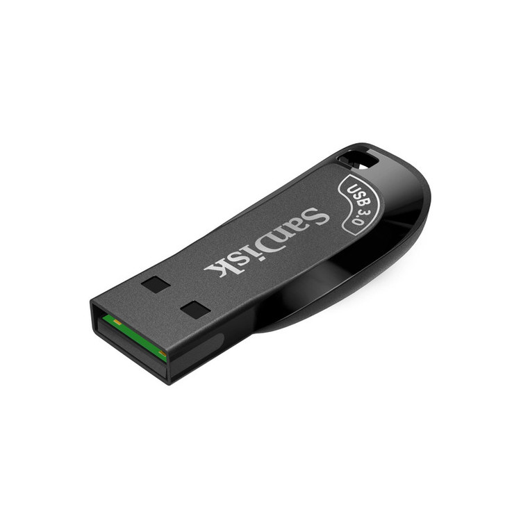 فلش مموری سن دیسک مدل ULTRA SHIFT CZ410 ظرفیت 128GB، سرعت خواندن 100MB/s، مجهز به USB 3.1 با سرعت 15 برابر USB 2.0، دارای نرمافزار امنیتی و بازیابی فایل، مناسب ضبط خودرو و تلویزیون