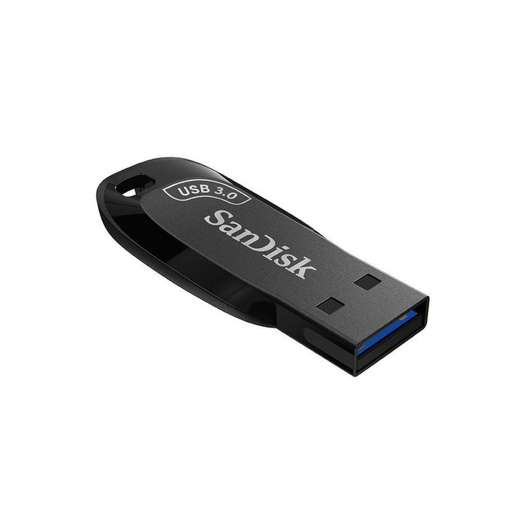 فلش مموری سن دیسک مدل ULTRA SHIFT CZ410 ظرفیت 128GB، سرعت خواندن 100MB/s، مجهز به USB 3.1 با سرعت 15 برابر USB 2.0، دارای نرمافزار امنیتی و بازیابی فایل، مناسب ضبط خودرو و تلویزیون