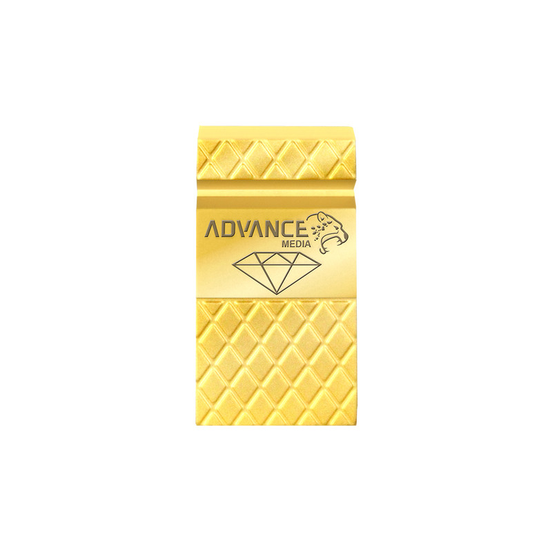 فلش مموری 64 گیگابایت ادونس مدل DIAMOND با رابط USB 2.0 Type-A، بدنه فلزی و طراحی بندانگشتی