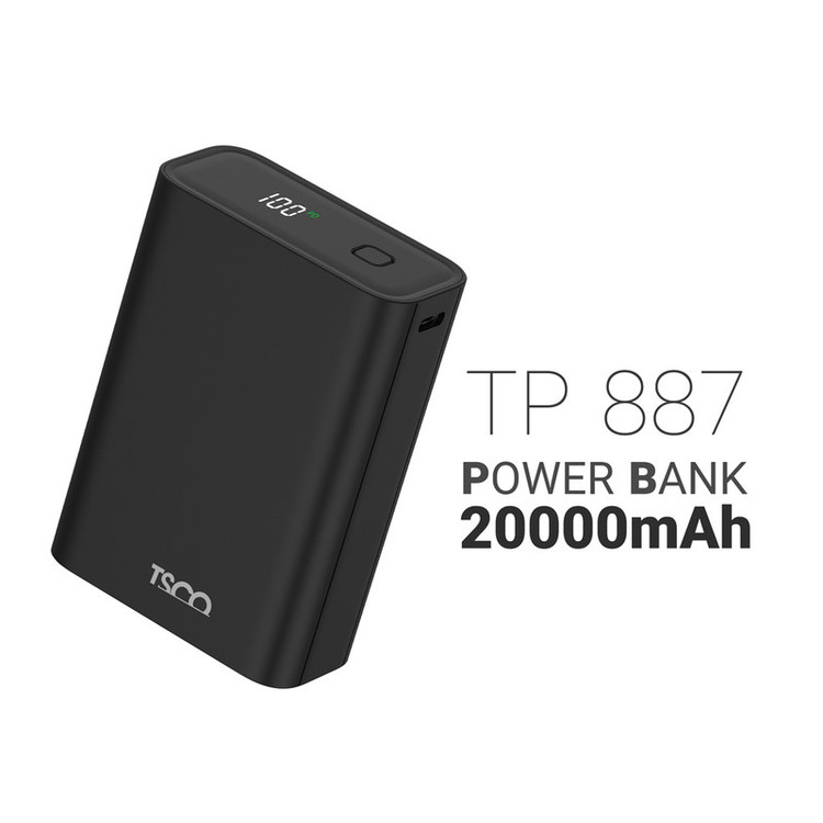 پاوربانک 22.5 وات تسکو مدل TP 887 ظرفیت 20000 میلیآمپرساعت