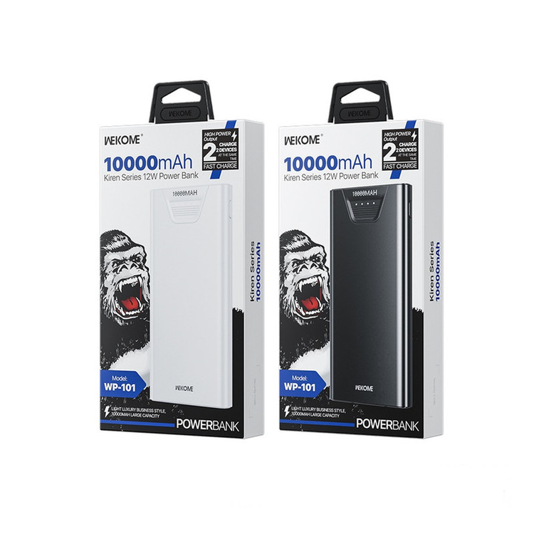 پاوربانک ویکام مدل WP-101-12W ظرفیت 10000 میلی آمپر ساعت