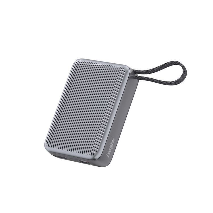 پاوربانک 22.5 وات انرجایزر مدل UE20086PQ ظرفیت 20000 میلیآمپرساعت به همراه کابل متصل لایتنینگ