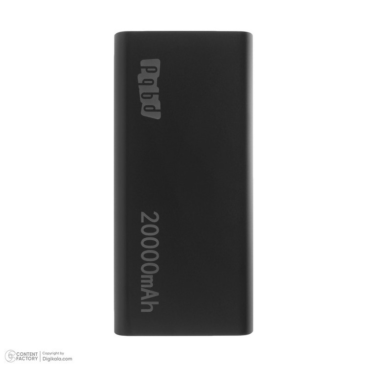 پاوربانک 67 وات پی کیو بی دی مدل PQ-PB02 ظرفیت 20000 میلیآمپرساعت به همراه کابل USB-A به USB-C