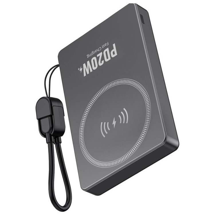 پاوربانک بی سیم 20 وات نوکسو مدل pn6 PD Wireless ظرفیت 10000 میلیآمپر ساعت