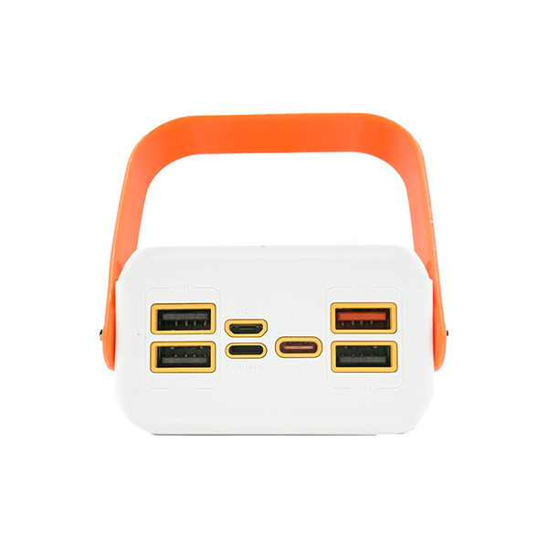 پاوربانک خورشیدی 66 وات بوکسو مدل PB-07 ظرفیت 30000 میلیآمپر ساعت به همراه 2 عدد کابل USB-C و Lightning