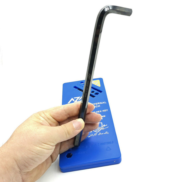 آچار آلن بلند ای زد دی مدل جعبه دار کد CR-V-9PCS مجموعه 9 عددی